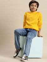 Kids - Boys Winter Sweatshirt Bright Mustard