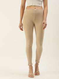 De Moza Women’s Winter Leggings Beige