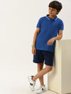 PIPIN Boys Printed T-shirt Royal Blue