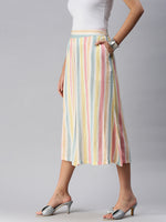 De Moza Women’s Printed Culottes Light Pink