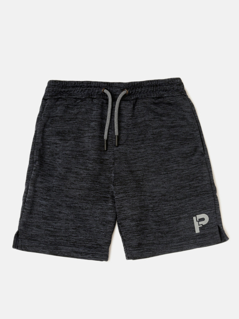 Kids – Boys Active wear Shorts Anthra Melange - De Moza