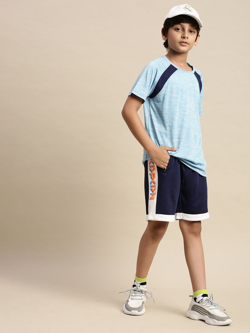 Kids – Boys Active wear Shorts  Dark Navy Blue - De Moza