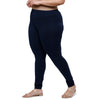 De Moza Women Plus Size Churidar Leggings Dark Navy Blue