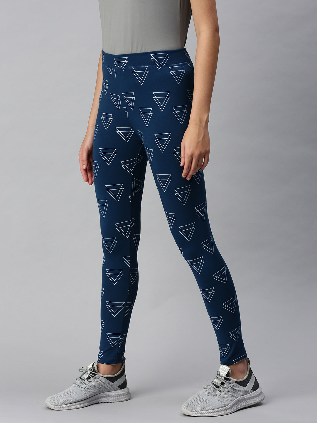 De Moza Women’s Printed Ankle Leggings Posedion