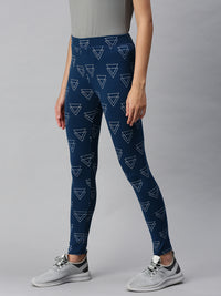 De Moza Women’s Printed Ankle Leggings Posedion