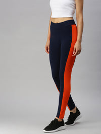 De Moza Ladies Active Wear Leggings Navy Blue