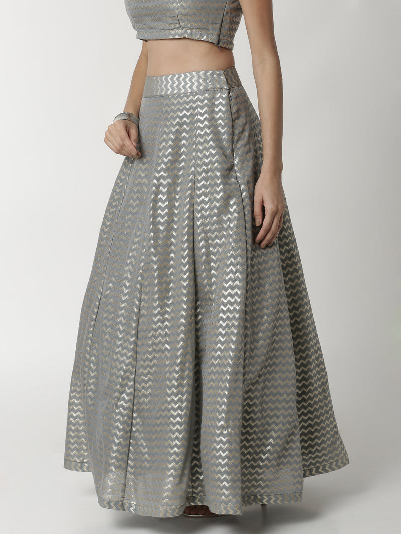 De Moza Ladies Light Grey Skirt - De Moza (4294225625151)