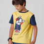 PIPIN Boys Printed T-shirt Yellow