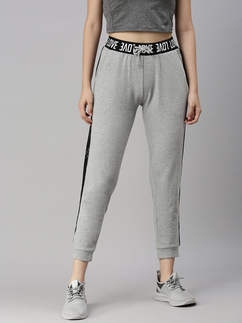 De Moza Ladies Jogger Grey Melange