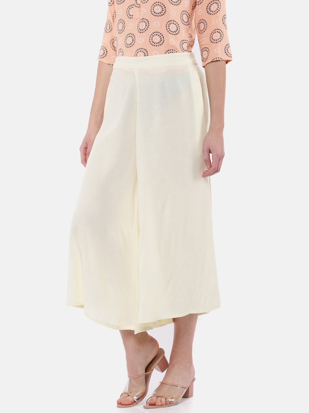 De Moza Women’s Culottes Offwhite