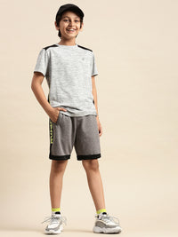 Kids – Boys Active wear Shorts Anthra Melange - De Moza