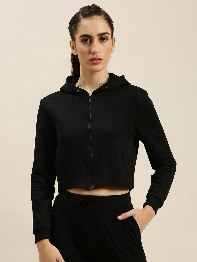 De Moza Ladies Sweatshirt Black