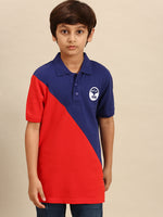 Kids - Boys Printed Half Sleeve T-Shirt Risk Red
