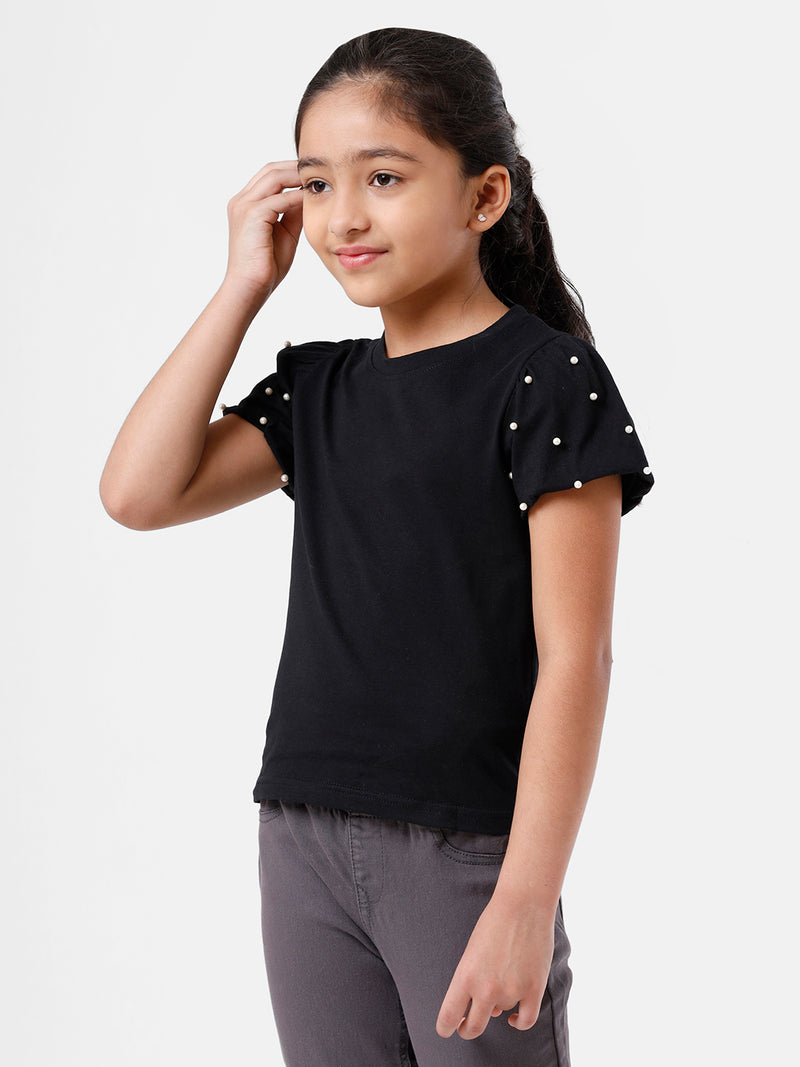 Kids - Girls Top Black