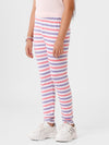 Kids – Girls Printed Ankle Leggings Pink
