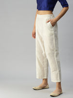 De Moza Ladies Palazzo Offwhite