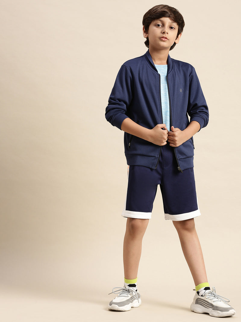 Kids – Boys Active wear Jacket Navy Blue