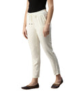 De Moza Women's Straight Pant Offwhite