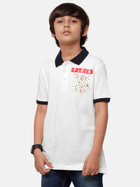 Pack of 2 Pipin Boys T-shirt Offwhite & Grey Melange
