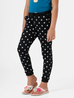 Kids - Girls Printed Jogger Raven