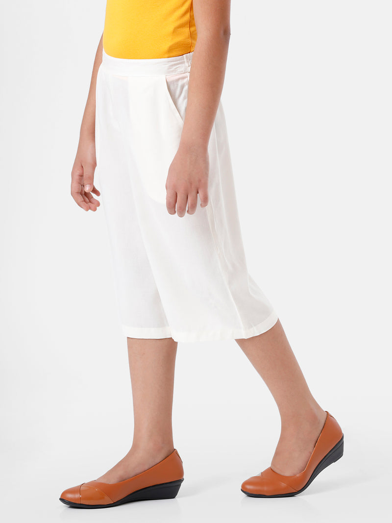 Kids – Girls Culottes Offwhite