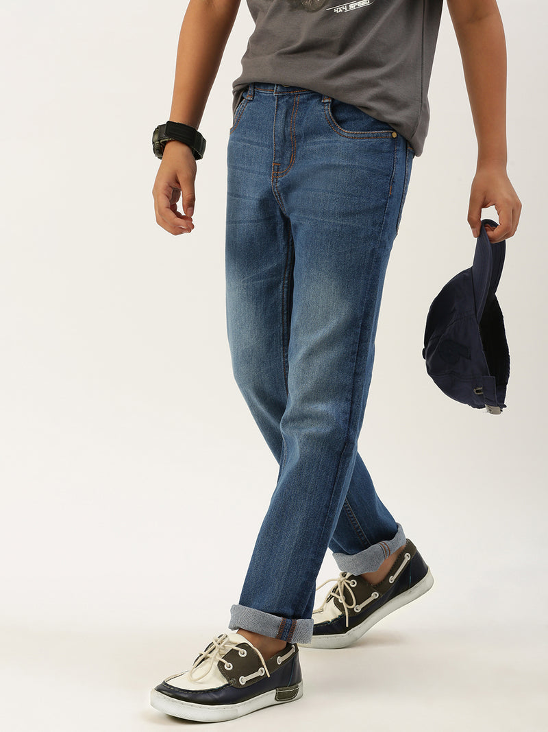 Kids - Boys Denim Jeans Mid Blue