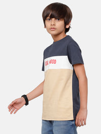 Pack of 2 Pipin Boys T-shirt Offwhite & Dark Grey