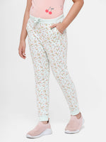 Kids - Girls Printed Jogger Clearly Aqua