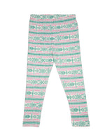 Kids – Girls Printed Ankle Leggings Rani Pink