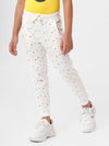Kids - Girls Printed Jogger Cream