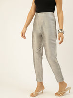 De Moza Women's Cigarette Pant Grey