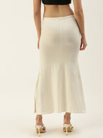 De Moza Women’s Saree Shapewear Off White