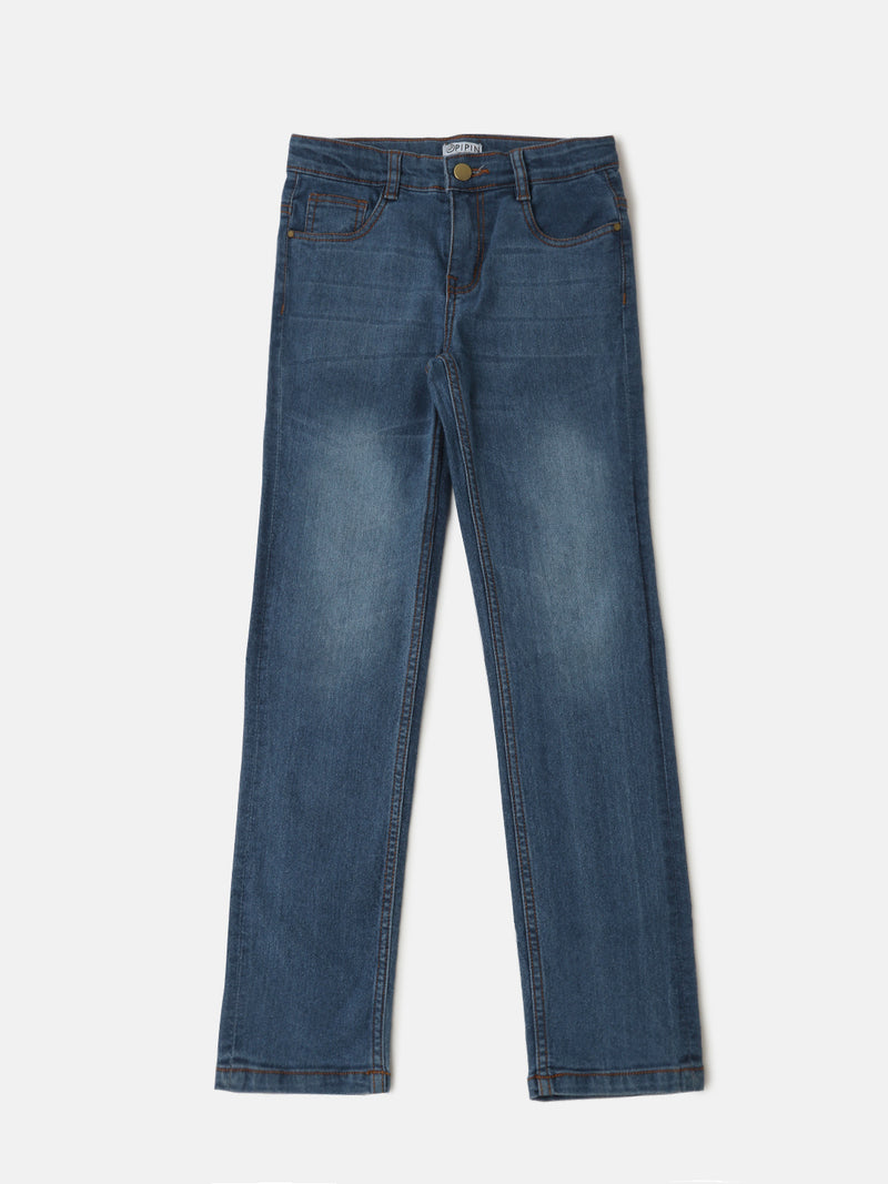 Kids - Boys Denim Jeans Mid Blue