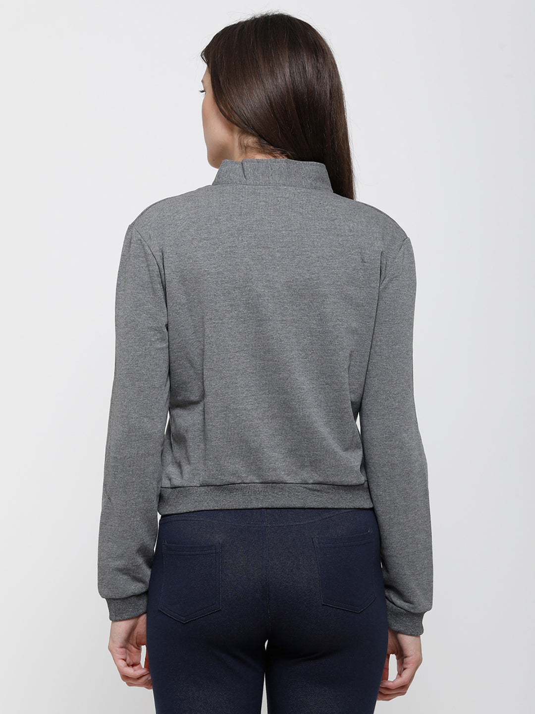 De Moza Ladies Sweatshirt Anthra Melange