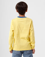 Kids - Boys Printed Full Sleeve T-Shirt Yellow Tail
