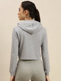 De Moza Ladies Sweatshirt Grey Melange