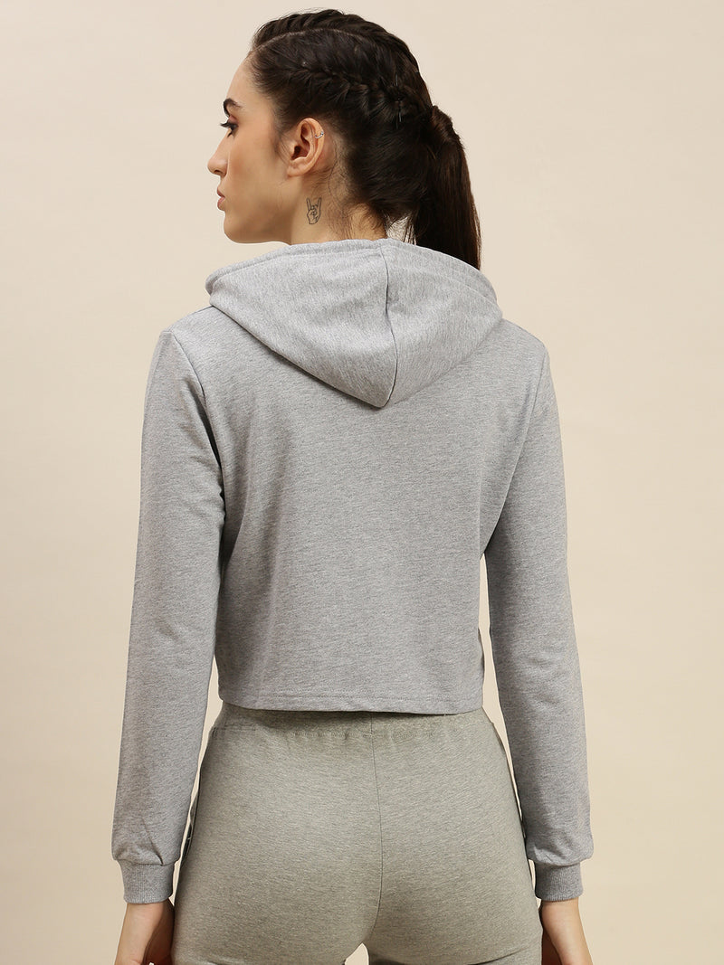 De Moza Ladies Sweatshirt Grey Melange