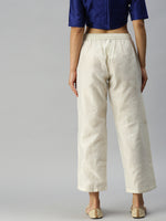 De Moza Ladies Palazzo Offwhite