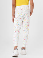 Kids - Girls Printed Jogger Cream
