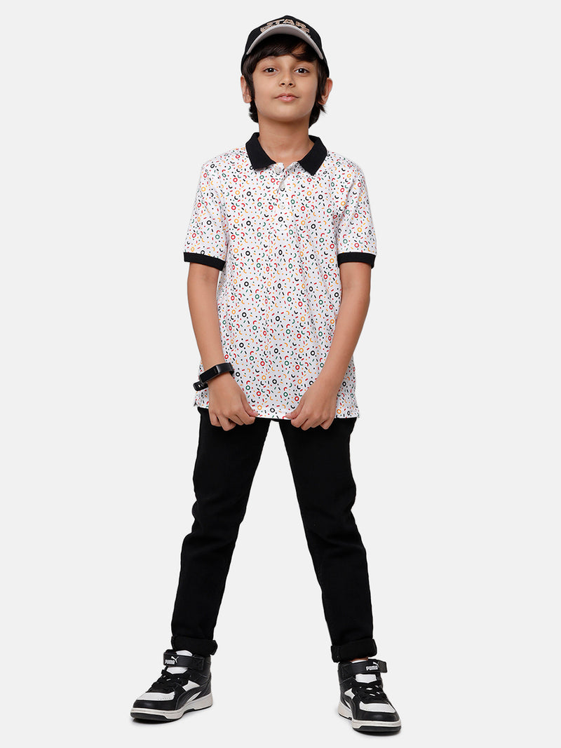 Pack of 2 Pipin Boys T-shirt Black & Mustard
