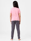 Kids – Girls Printed Pyjama Set Prism Pink