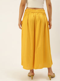 De Moza Women's Culottes Mustard