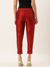 De Moza Women’s Cigarette Pant Maroon