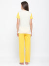 De Moza Ladies Printed Pyjama Set Solar Power