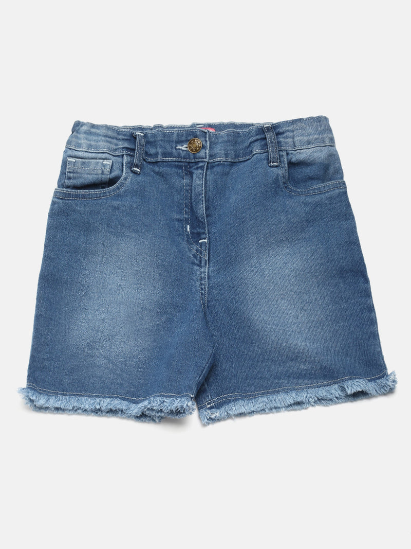 Kids - Girls Shorts Mid Wash