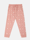 PIPIN Girls Printed Jogger Rose Tan