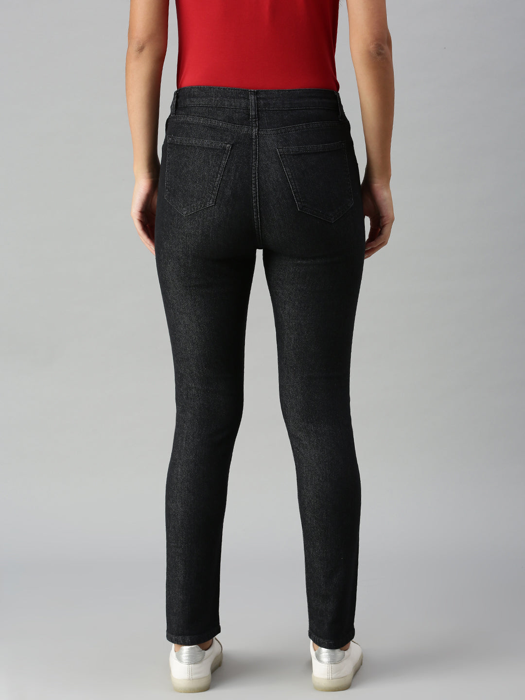 De Moza Women's Denim Jeans Pant Black