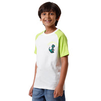 Pack of 2 Pipin Boys T-shirt Bottle green & Offwhite