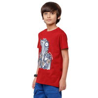 Pack of 2 Pipin Boys T-shirt Navy Blue & Maroon