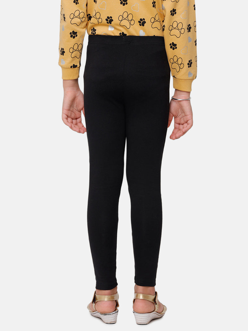Kids – Girls Ankle Leggings Black